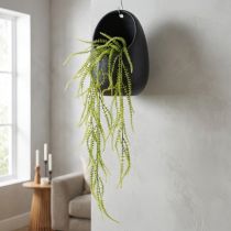 kohteita Vihreäharjaksinen hirssitekoinen kasvi elegantteihin roikkuviin koristeisiin, tyylikkäisiin huoneen yksityiskohtiin, 114 cm