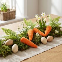 kohteita Porkkanakoristeet porkkanat flokoidut oranssinvihreät H23cm 8 kpl