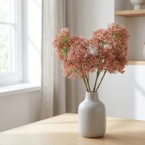 kohteita Seljan keinotekoinen vaaleanpunainen kukkaoksa 52cm 4kpl