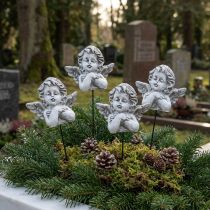 kohteita Hautakoristeenkeli kepillä koristelu järjestelyyn 5,5cm 4 kpl