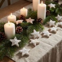 kohteita Coconut Star Decoration Coconut Stars White Pesty 5cm 30 kpl