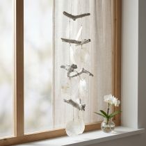 kohteita Driftwood Capiz -kuoriseppele helmiäinen H100cm