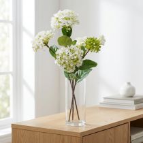 kohteita Tekokukka lumipallokasvi Virburnum valkoinen Ø8cm 64cm
