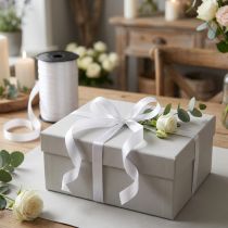 kohteita Kiharrusnauha valkoinen 10mm 250m