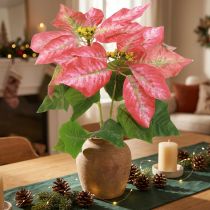 kohteita Keinotähti Punainen Pink L35cm 6kpl 2 nippua