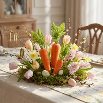 kohteita Koristeporkkanat Flocked porkkanat H27cm–37cm 6 kpl sarjassa
