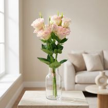 kohteita Tekokukat Eustoma Lisianthus pink cream 52cm 5 kpl