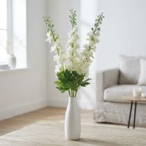 kohteita Delphinium White Artificial Delphinium Silk Flowers tekokukat 3kpl