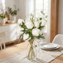 kohteita Tyylikäs ruusukimppu pöytäkoristeeseen, 31 cm, 3 kpl
