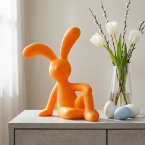 kohteita Koristeellinen kanihahmo moderneihin pääsiäiskoristeluideoihin, 38 cm