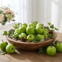 kohteita Koristehedelmä mini omena tekovihreä 4,5cm 24 kpl