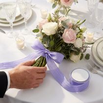 kohteita Ribbon Lilac Crash 50mm 20m