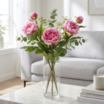 kohteita Pionit Pitkävartiset tekokukat Pinkki 70cm 3kpl