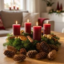 kohteita Pienet hemlokkikävyt koristeelliset luonnonkävyt Advent 3-4cm 100g