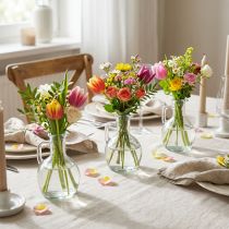 kohteita Minimaljakko/vesikannu kahvalla kodin ruokapöytään, koristeellinen ja käytännöllinen, 12 cm, 6 kpl