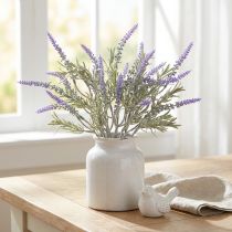 kohteita Keinotekoinen laventeli Keinotekoiset kasvit Purppura 38cm 3 Nippu 9kpl