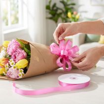 kohteita Kiharrusnauha pinkki 19mm 100m
