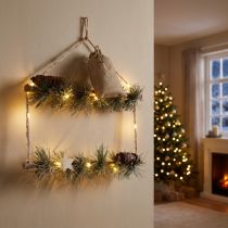 kohteita Seinäkoristelu Jouluiset mikro-LED-keijuvalot 35×85cm