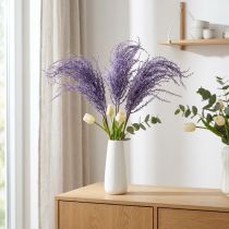 kohteita Keinotekoiset kasvit purppura kuiva ruoho keinotekoisesti parvettu 62cm 3kpl