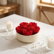 kohteita Punaiset Ruusut Infinity Ruusut Aidot Ruusunpäät Punaiset Ø6cm 6 kpl