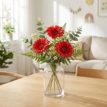 kohteita Tekokukat Gerbera Red 45cm
