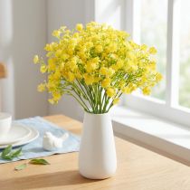 kohteita Gypsophila paniculate kipsiyrtti keltaiset kukat L46cm 4 kpl