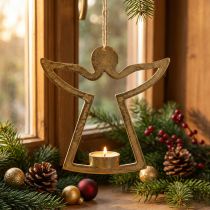kohteita Deco Enkeli, roikkuva teekannatin, metalli Deco Golden H20cm