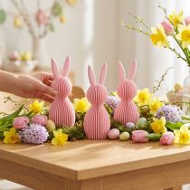 kohteita Koristeellinen pääsiäispupu, keväisen kodinsisustuksen symboli, 13 cm, 3 kpl