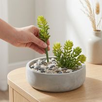 kohteita Keinotekoinen mehikasvi asuin- ja toimistotilojen helppohoitoiseen sisustukseen, 15 cm, 6 kpl