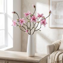 kohteita Tekokukka Magnolia Branch Magnolia Tekopunainen 59cm 3kpl