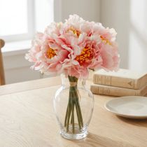 kohteita Paeonia Peony tekokukka Peoni Pink Ø6cm 28cm 7 kpl