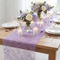 kohteita Deco fleece Sizoweb pöytäjalka violetti 30cm 5m