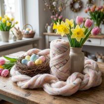 kohteita Lunte Wool Lunte on valmistettu värinkestävästä luonnonvillasta, värikäs 10m