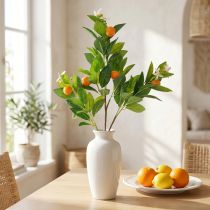 kohteita Koristeellinen appelsiinioksa ja kukat Keinooranssi oksa 78cm
