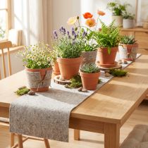 kohteita Huopateippi, ruukkuteippi harmaa-luonnollinen 15cm 5m