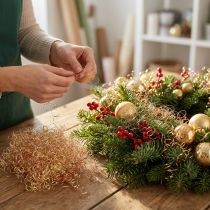 kohteita Flower Hair Tinsel kulta, kupari 200g