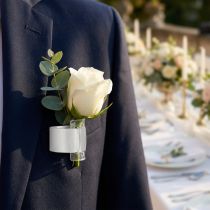 kohteita Hääkoru korsanauha valkoinen 2 kpl