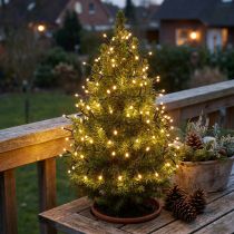 kohteita LED valoketju klusterin ulkoajastin 144 LED 130cm