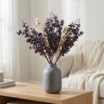kohteita Keinotekoiset eukalyptuksen koristeoksat Eucalyptus Purple 38cm 3kpl