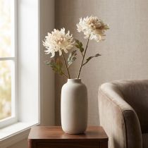 kohteita Chrysanthemum Keinotekoiset koristekukat Cream L72cm 2kpl