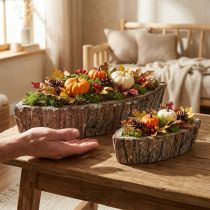 kohteita Kasvikulho kasvilaatikko puinen Jardiniere 46/31,5 cm 2 kpl setti