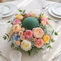 kohteita Floral Foam Ball Kukkavaahtopallo Vihreä Ø20cm