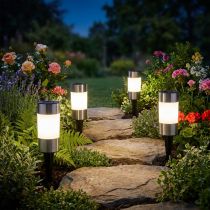 kohteita LED-aurinkovalaisin ulkokäyttöön H14 cm 4 kpl