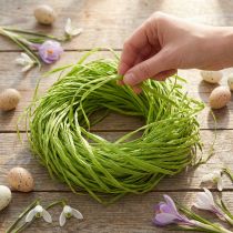 kohteita Koristeraffia luonnon raffia raffia omenanvihreän askarteluun 200g