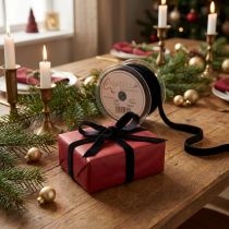 kohteita Samettinauha koristenauha sametti musta 10mm 20m