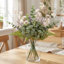 kohteita Keinotekoiset silkkikukat, salvia nippuna, salviasilkkikukka violetti L28cm 4kpl
