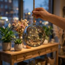 kohteita LED-pallo sisällä Ø20cm sävytetty 40L lämpimän valkoinen ajastin