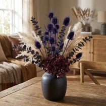 kohteita Wild Teasel kuivatut kukat Teasel Thistles Purple 55cm 10 päätä