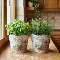 kohteita Yrttiruukku kukkaruukku muovi Fresh Garden H13,5cm 2kpl