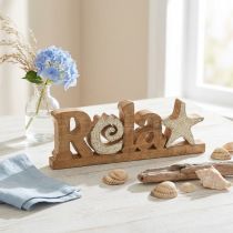 kohteita Merellinen pöytäkoristelu “Relax” jalusta mangopuuta 28×10cm